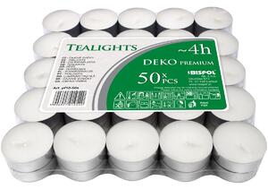 Set lumânări tip pastilă Deko premium, 50 buc