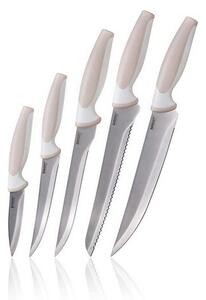 Set 5 cuțite Banquet Trinity, crem