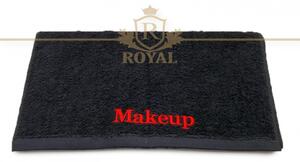 Prosop Fata 40x70cm 400gr/mp - Broderie Makeup - Negru - Spalare la 90 grade - Rezistent la clor