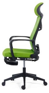 Scaun ergonomic cu spatar rabatabil si suport picioare SYYT 9502 verde