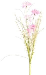 Flori de câmp artificiale 50 cm, roz