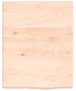 Poliță de perete, 40x50x(2-4) cm, lemn masiv de stejar netratat