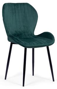 Scaun living din catifea BUC 248U verde