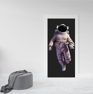 Autocolant decorativ pentru Usa - Astronaut