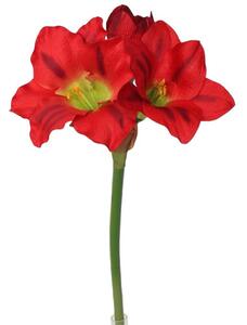 Amaryllis artificial roșu, 52 cm