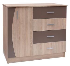 Comoda KF5, 101X44X90cm sonoma