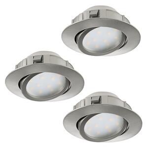 Eglo 95859- SET 3x Corp de iluminat LED tavan fals PINEDA 3xLED/6W/230V