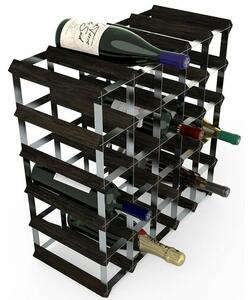 Suport 30 sticle de vin RTA, frasin negru
