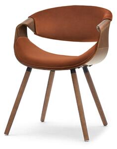 Scaun sufragerie Busque (cupru + nuc). Promo -13%. 1136460