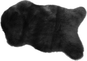 Covor de blana KiNZLER negru 70/110 cm
