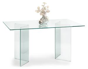 Masă sufragerie Abunda (sticlă clară). Promo -16%. 1137089