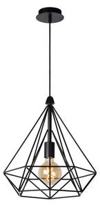 Lucide 06496/37/30 - Lampa suspendata RICKY 1xE27/60W/230V negru