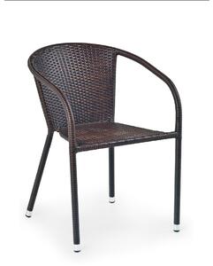 Scaun maro inchis de gradina Midas, 57X57X78 CM