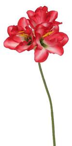 Amaryllis artificial, roșu, 54 cm