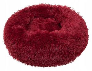 Culcus moale, pentru caine/pisica, rosu, 80 cm
