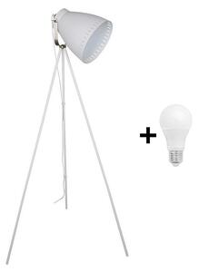 Solight WA001-W - LED Lampadar MILANO 1xE27/10W/230V alb 145cm
