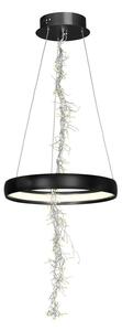 LED Lustră pe cablu SPARK LED/35W/230V negru