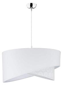 Duolla - Lustră pe cablu CELLO 1xE27/40W/230V alb/dantelă