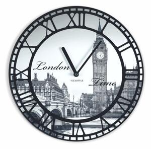 Ceas de perete vintage cu motiv londonez