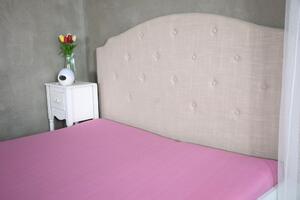 ASTOREO Cearsaf jersey - roz - Mărimea 180x200x30 cm