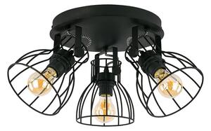 Lampa spot ALANO BLACK 3xE27/60W/230V