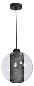 Lustră FUNA 1xE27/60W/230V negru