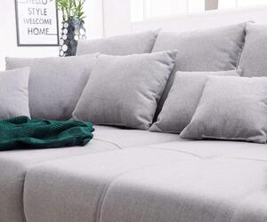 Canapea extensibilă cu 2 lazi de depozitare Big Sofa Verona Grey 305x1