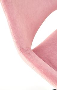Scaun de birou SCORPIO roz, 49/53x75/82x44/51 cm