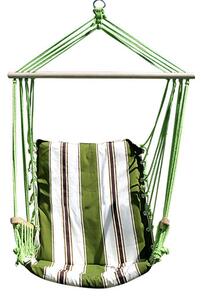 Hamac tip scaun, verde, max 150 kg, 100x50 cm, Craig