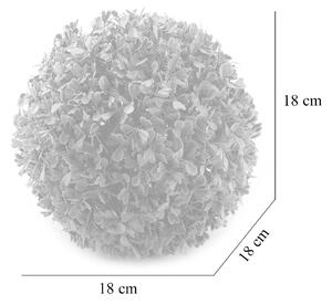 Arbust artificial, forma sferica, buxus, diametru 18 cm