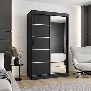 Dressing Sebastian, 120x60x200cm, cu oglinda, Antracit , Pal 18 mm