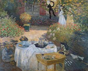 Claude Monet - Artă imprimată The Luncheon: Monet's garden at Argenteuil, c.1873, (40 x 35 cm)