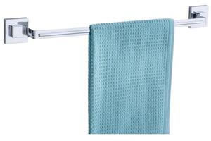 Bara pentru prosop, Wenko Quadro, Vacuum-Loc, Otel inoxidabil, Argintiu