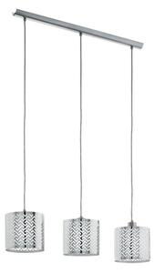 Eglo 49166 - Lustră pe cablu LEAMINGTON 1 3xE27/60W/230V