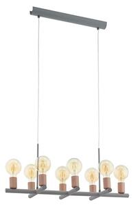 Eglo 97449 - Lustră pe cablu ADRI 2 8xE27/60W/230V