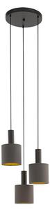 Eglo 97684 - Lustră pe cablu CONCESSA 1 3xE27/60W/230V