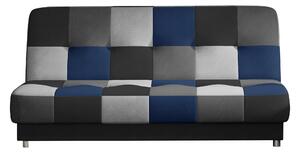 Canapea trei locuri Canoro (gri + negru + albastru). 1025438