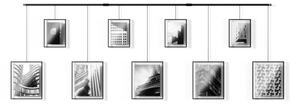 Rame negre de agățat 9 buc. din metal 223x77,5 cm Exhibit – Umbra