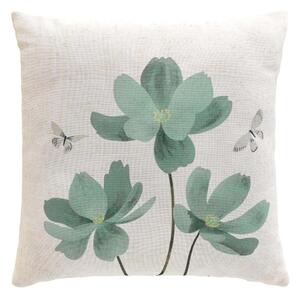 Pernă decorativă din amestec de in 45x45 cm Palmiflore – douceur d'intérieur