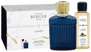 Set Berger lampa catalitica Berger Alpha Imperial Blue cu parfum Under the Olive Tree 250ml