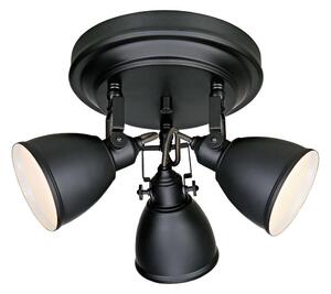 Markslöjd 105815 - Lampă spot FJÄLLBACKA 3xE14/40W/230V negru