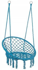 Leagan tip scaun, albastru, max 150 kg, 79x80x120 cm, Springos