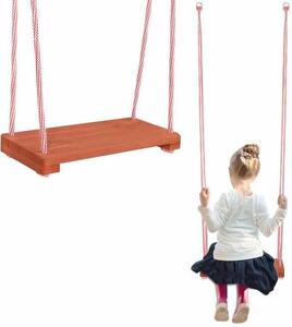 Leagan pentru copii, lemn, maro, max 40 kg, 42x18 cm, Springos