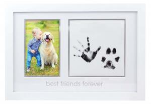Pearhead - Kit rama foto amprente cerneala - Best Friends Forever