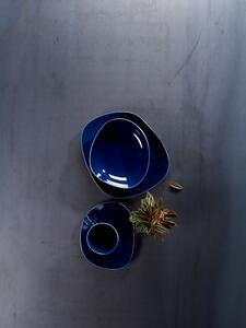 Set 6 farfurii intinse din portelan, Organic Bleumarin, 28 cm, Villeroy & Boch