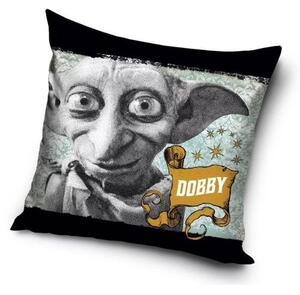 Husă de pernă decorativă Harry Potter (Dobby, negru/alb)