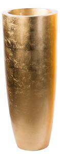 Ghiveci KONUS, compozit, auriu, 92x36 cm