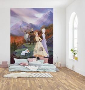 Fototapet Komar, model Disney, Frozen, hartie, semilavabil, cod 4-4105, multicolor, 184 x 254 cm, 4 piese