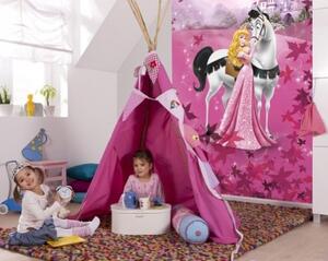 Fototapet Komar, model Disney, Sleeping Beauty, hartie, semilavabil, cod 4-495, multicolor, 184 x 254 cm, 4 piese