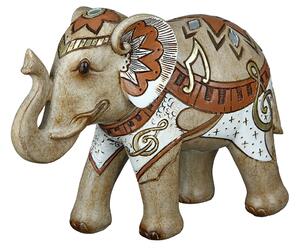 Figurina Elephant Musical, Rasina, Multicolor, 18x13.5x8 cm